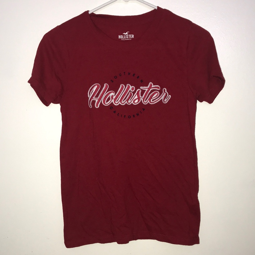 Hollister red classic short sleeve t-shirt